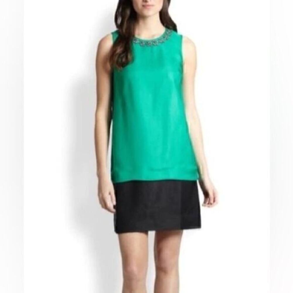 Kate Spade New York Rosita Simply Cinema Jeweled Neck Sleeveless Shift Dress NWT